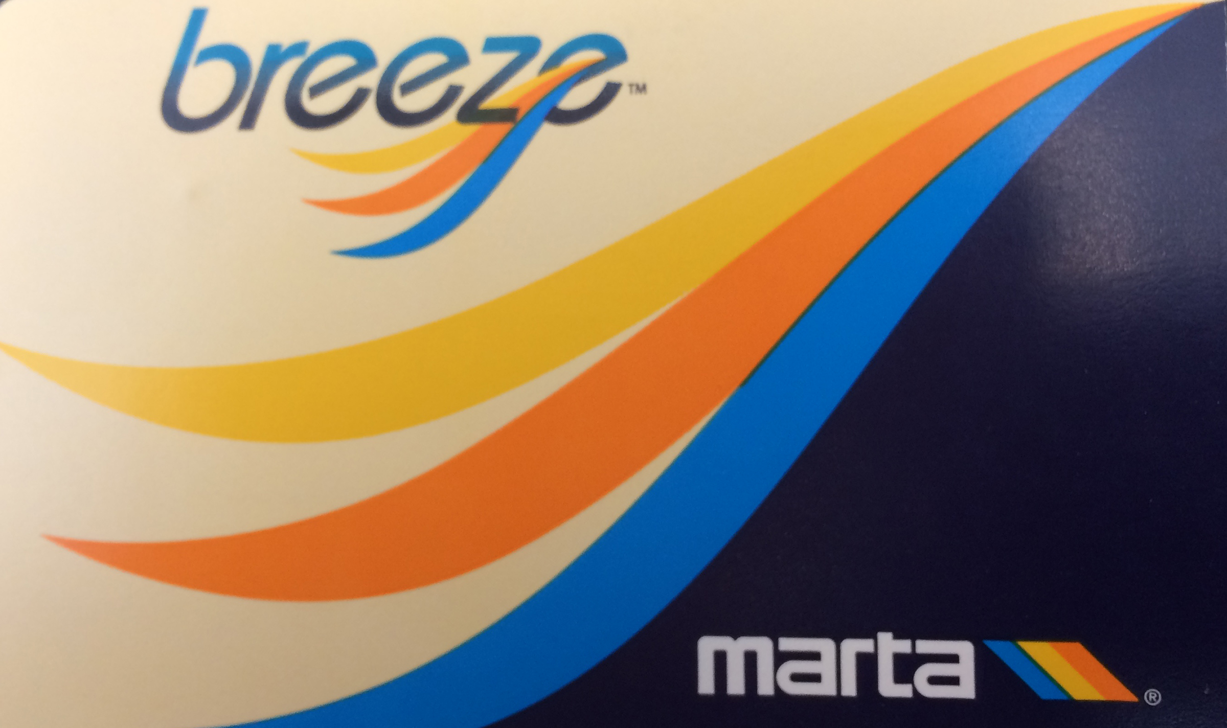 Picture of the MARTA Breeze Pass